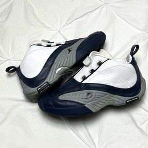 Reebok  Iverson Answer IV 4 Georgetown Navy Size 9.5 Excellent
